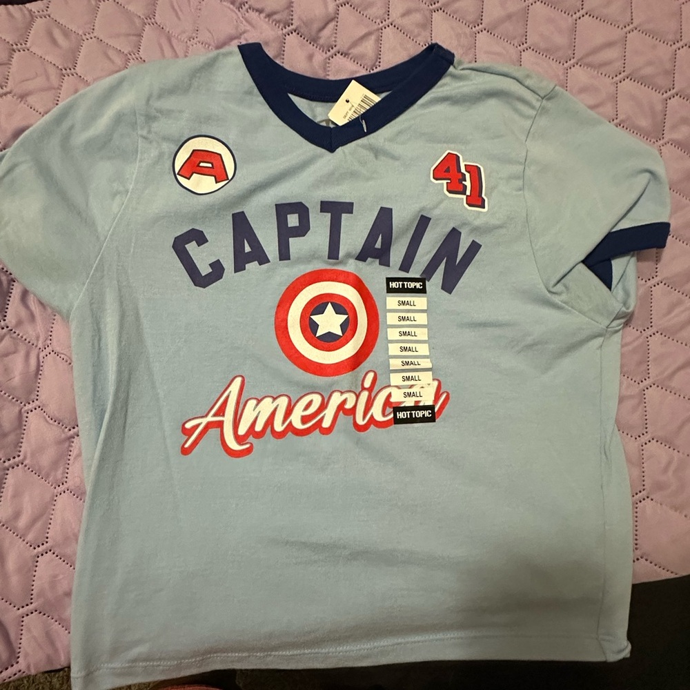 Captain America crop top